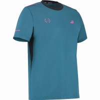 Camiseta Babolat Juan Lebron Collo Alto Tee Azul