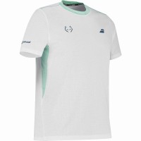 Camiseta Babolat Juan Lebron Tête à col crew Tee Blanco
