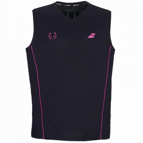 T-shirt noir Babolat Juan Lebron