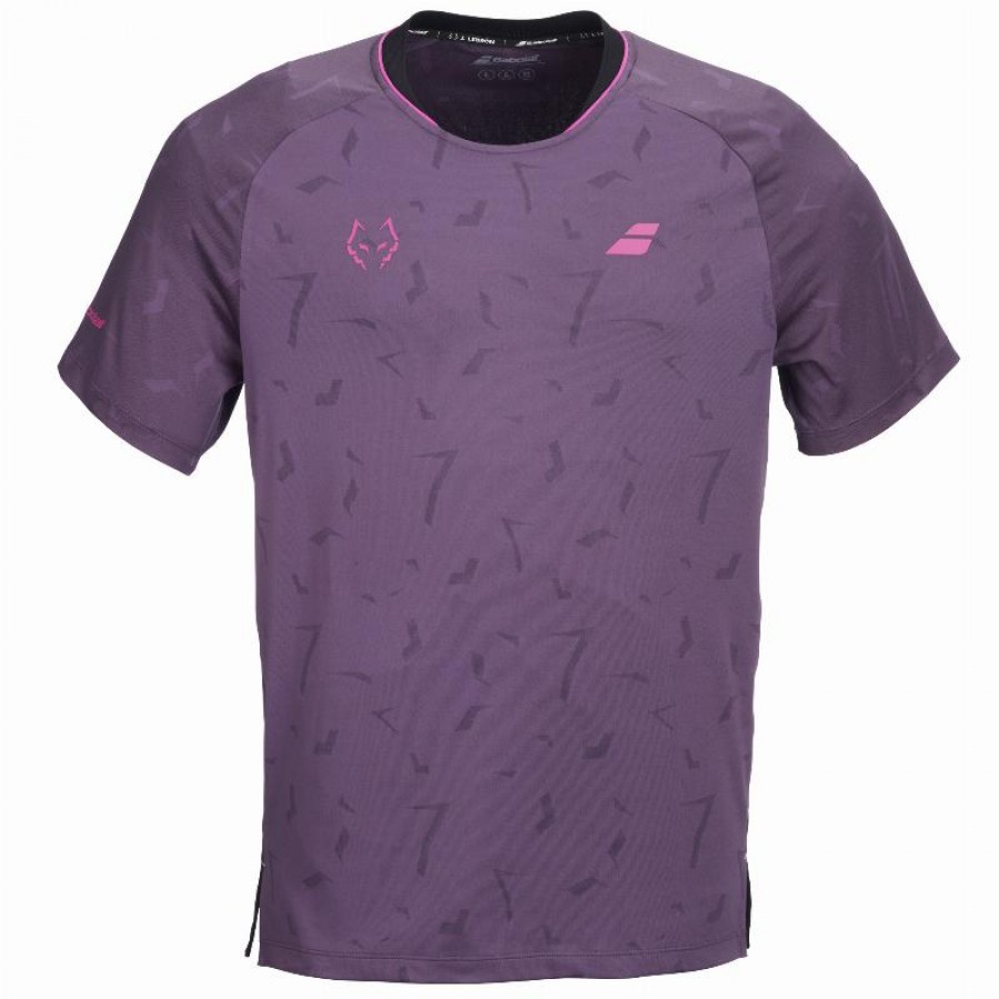 Maglietta replica di Babolat Juan Lebron Plum