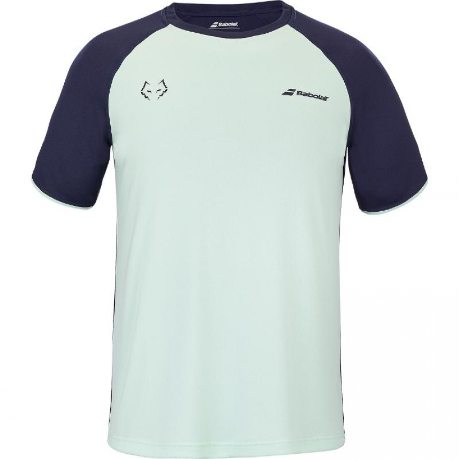 Camiseta Babolat Juan Lebron Verde Azul  Oferta + Barato