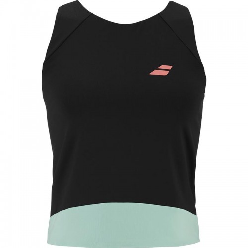 Camiseta Babolat Perf Negro Mujer