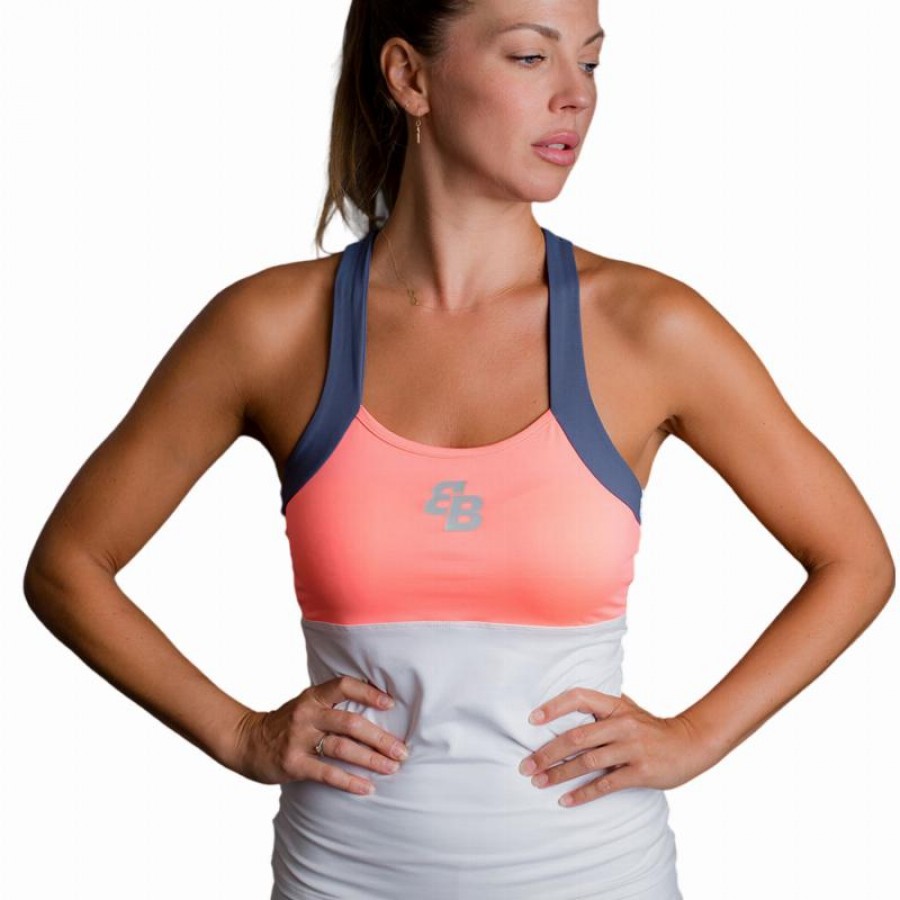 BB Cloud T-Shirt Bianco Grigio Corallo  Offerta + Economico