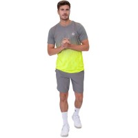 Bidi Badu Beach Spirit Maglietta Grigia Giallo Neon  Offerta + Economico