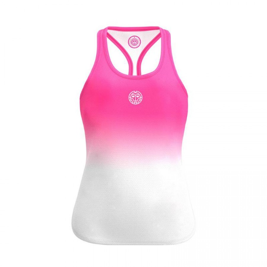 Bidi Badu Crew Gradiant Rosa Bianco Maglietta Donna  Offerta + Economico