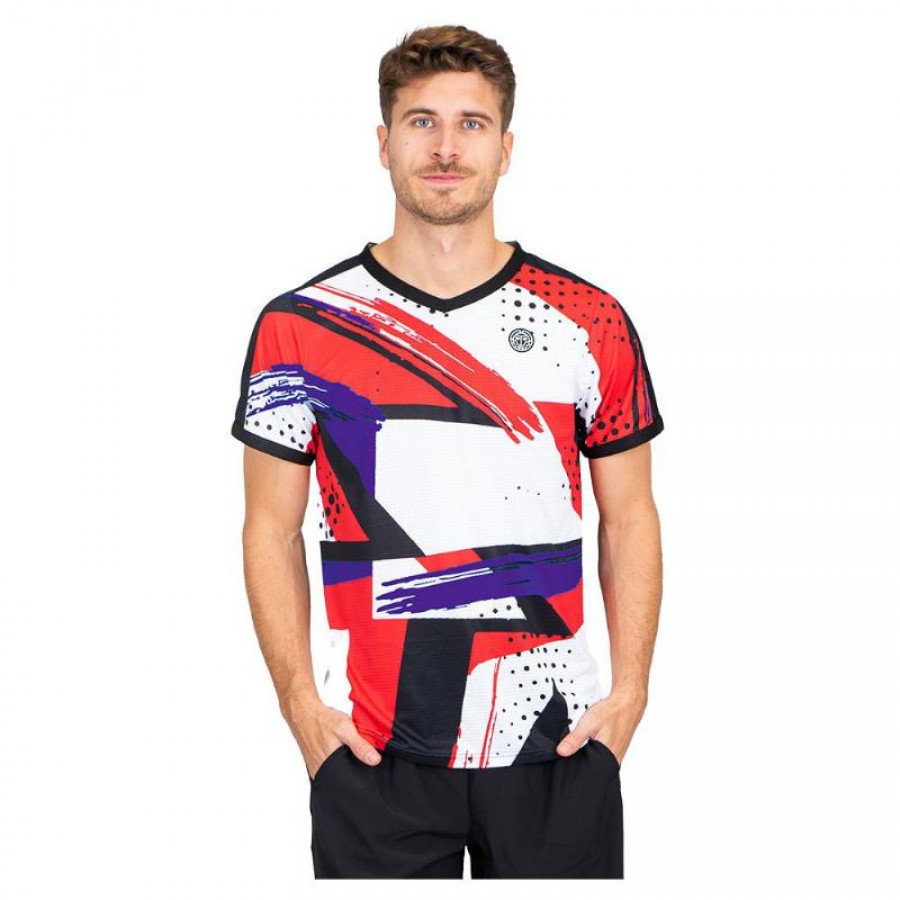Camiseta Bidi Badu Good Vibes Tee Preto Vermelho Branco