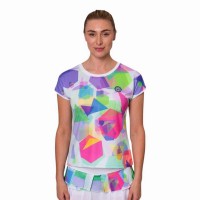 Camiseta Bidi Badu Kaleido Capsleeve Blanco Mix Mujer  Oferta + Barato