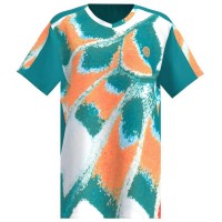 Camiseta Bidi Badu Melbourne V-Neck Petroleo Naranja Junior  Oferta + Barato