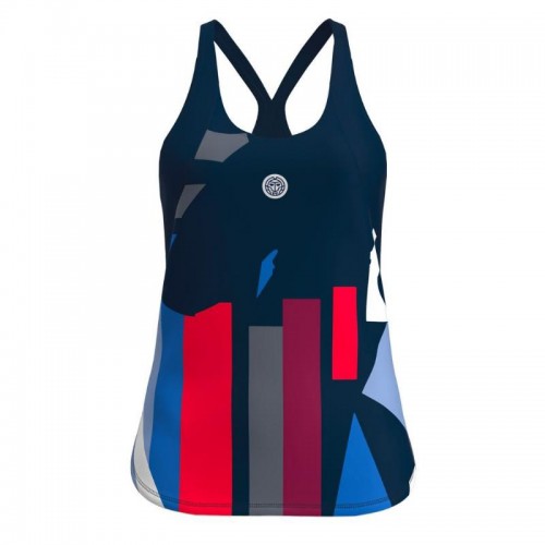 Camiseta Bidi Badu New York Azul Oscuro Rojo Mujer Camiseta Bidi Badu New York Azul Oscuro Rojo Mujer