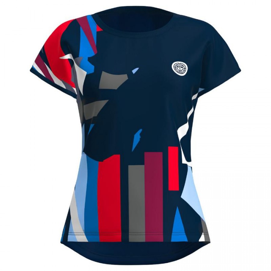Bidi Badu New York Capsleeve Dark Blue Red Junior T-Shirt  Offer + Cheap
