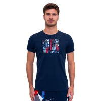 Bidi Badu New York Chill T-shirt rouge bleu fonce  Offre - Pas cher