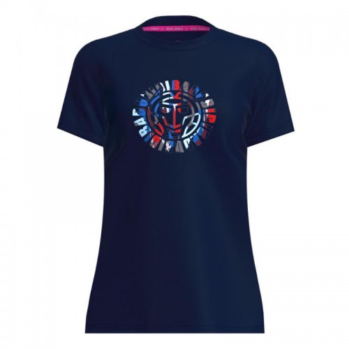 Camiseta Bidi Badu New York Chill Azul Oscuro Rojo Mujer Camiseta Bidi Badu New York Chill Azul Oscuro Rojo Mujer