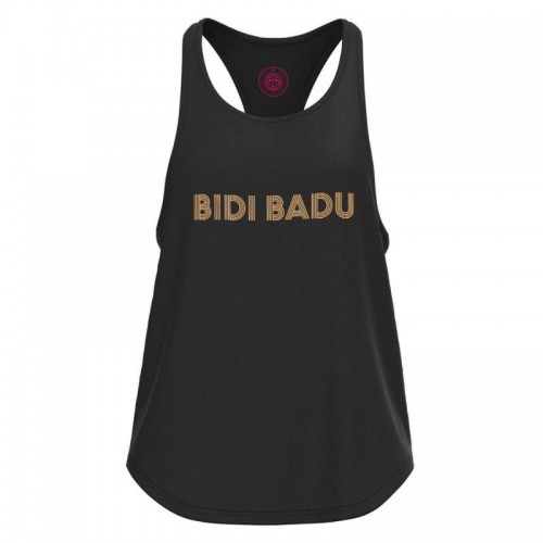 Camiseta Bidi Badu Paris Chill Negro Dorado Mujer Camiseta Bidi Badu Paris Chill Negro Dorado Mujer