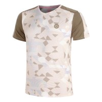 Camiseta Bidi Badu Paris V-Neck Beige Marron  Oferta + Barato
