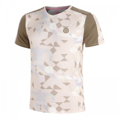 Camiseta Bidi Badu Paris V-Neck Beige Marron Camiseta Bidi Badu Paris V-Neck Beige Marron