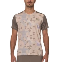 Camiseta Bidi Badu Paris V-Neck Beige Marron  Oferta + Barato