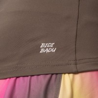 Camiseta Bidi Badu Spectrum Col en V Marron Mujer  Offre - Pas cher