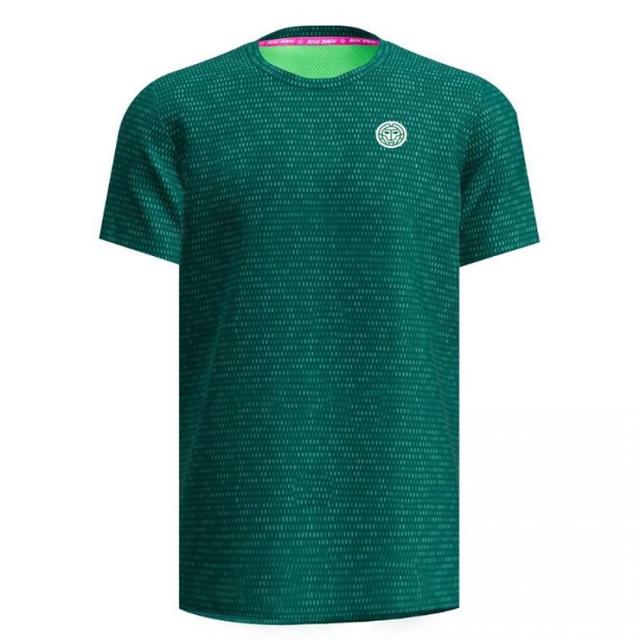 Camiseta Bidi Badu Spike Crew Two Colored Verde Oscuro  Oferta + Barato