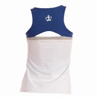 Camiseta Black Crown Naxos Blanco Gris Azul Mujer