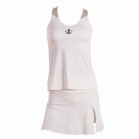 Camiseta Black Crown Naxos Blanco Gris Azul Mujer