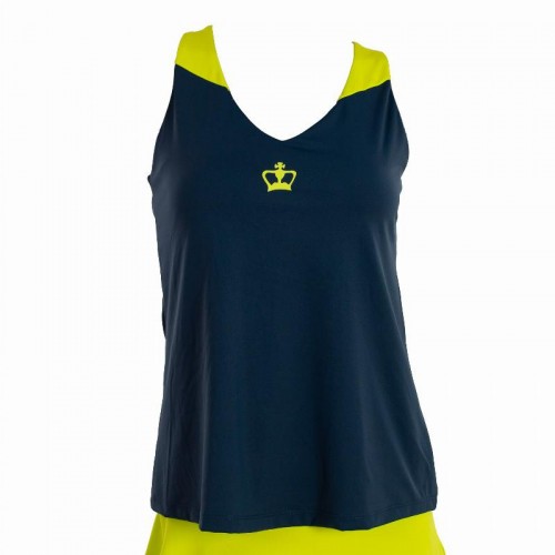Camiseta Black Crown Rodas Azul Amarillo Mujer