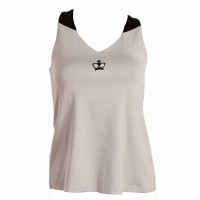 Camiseta Black Crown Rodas Gris Negro Mujer