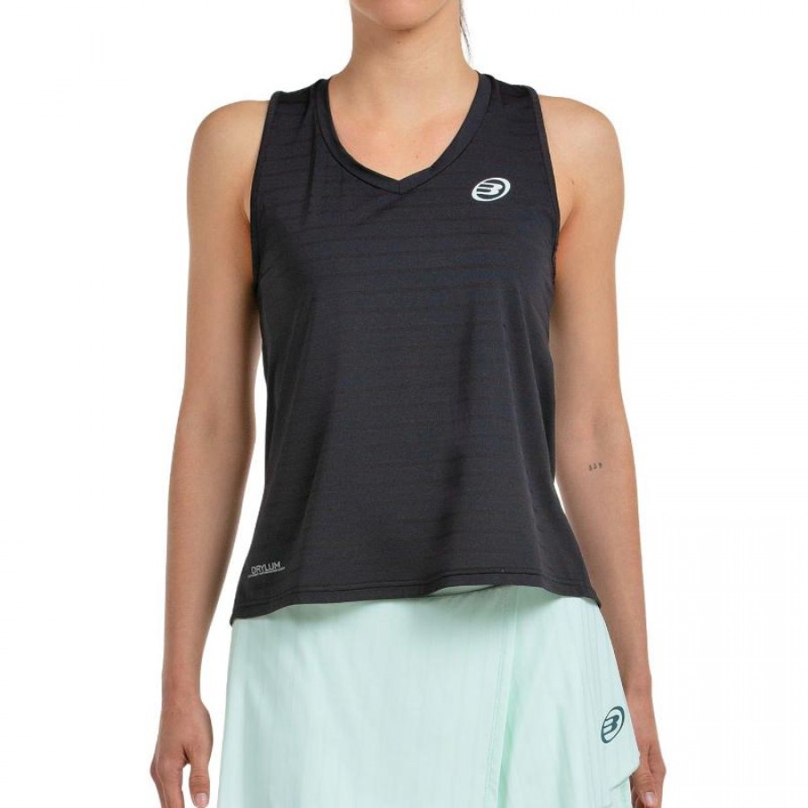 Camiseta Bullpadel Adies Negro Bicolor  Oferta + Barato