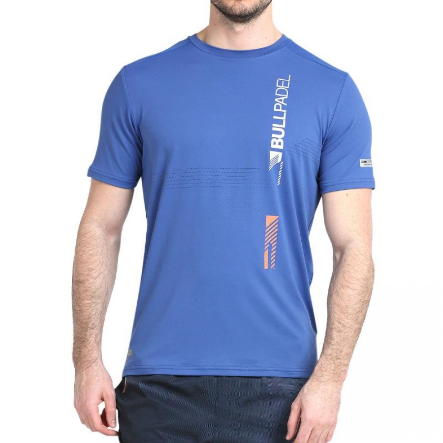 Camiseta Bullpadel Adive Azul Intenso  Oferta + Barato