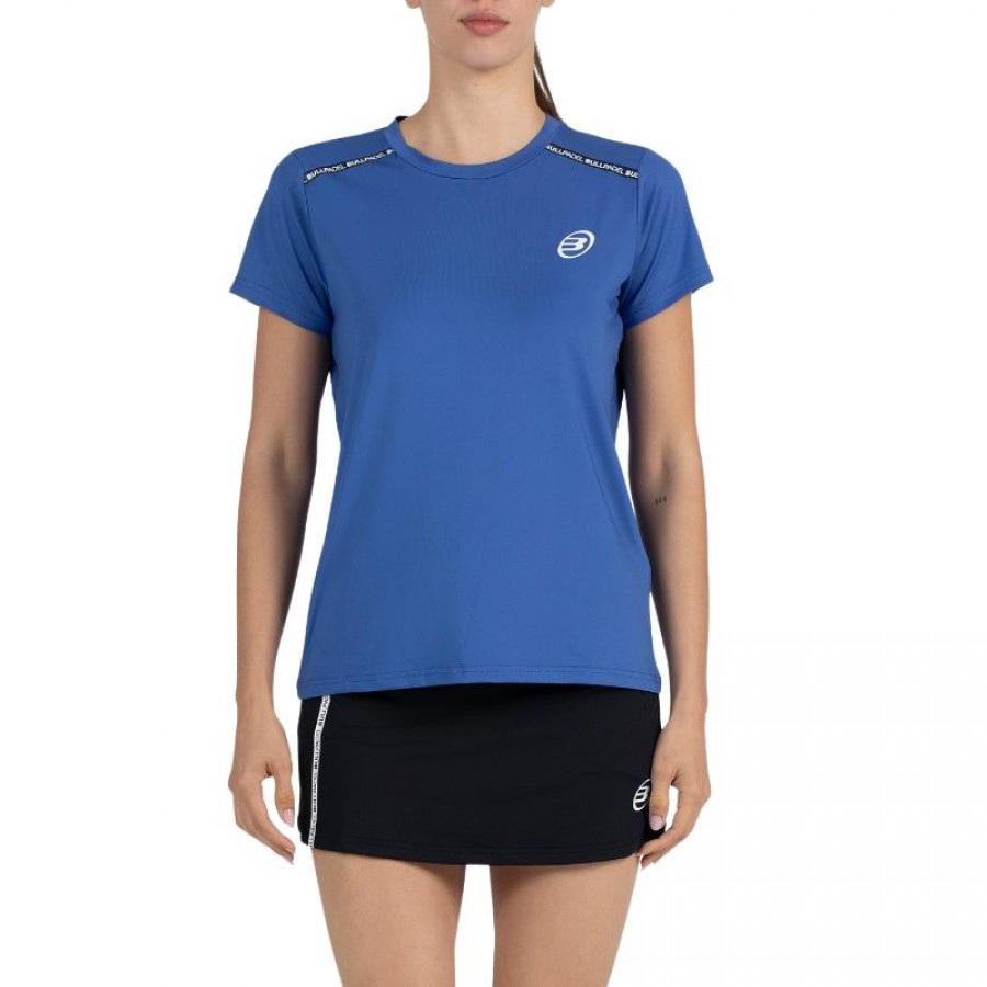 Camiseta Bullpadel Adventure 26I W Azul Intenso