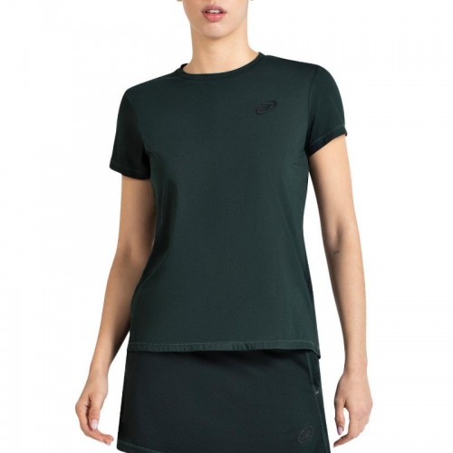 Camiseta Bullpadel Andra Verde Oscuro Mujer