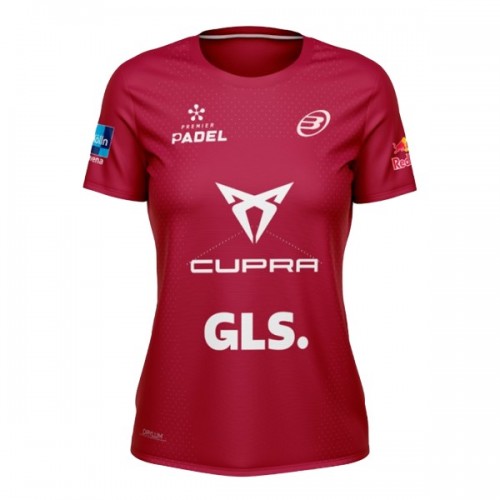 Camiseta Bullpadel Bea Gonzalez Premier Padel Etico Cereza Camiseta Bullpadel Bea Gonzalez Premier Padel Etico Cereza