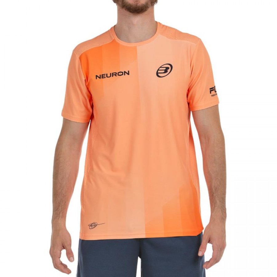 Camiseta Bullpadel Chingotto 25V Papaya  Oferta + Barato