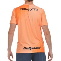 Camiseta Bullpadel Chingotto 25V Papaya  Oferta + Barato