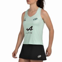 Camiseta Bullpadel Claudia Fernandez Premier Padel Adies Water Green  Oferta + Barato