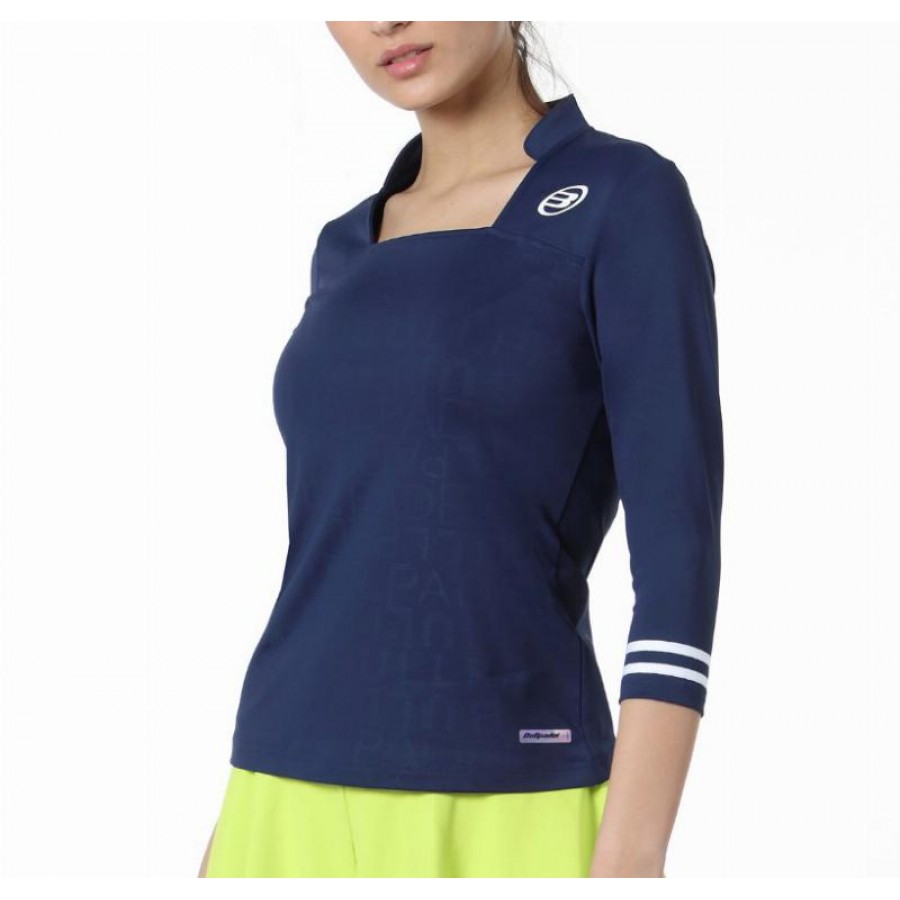T-shirt Bullpadel blu Ecinda notte - Barata Oferta Outlet