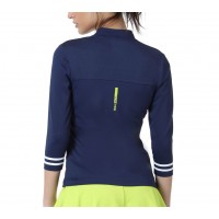 T-shirt Bullpadel blu Ecinda notte - Barata Oferta Outlet