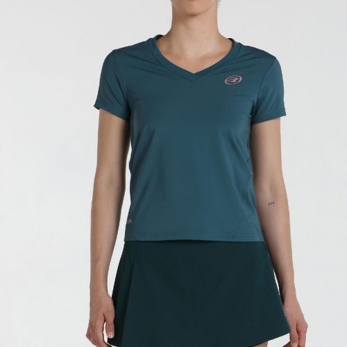 Camiseta Bullpadel Evito Verde Bosque Camiseta Bullpadel Evito Verde Bosque