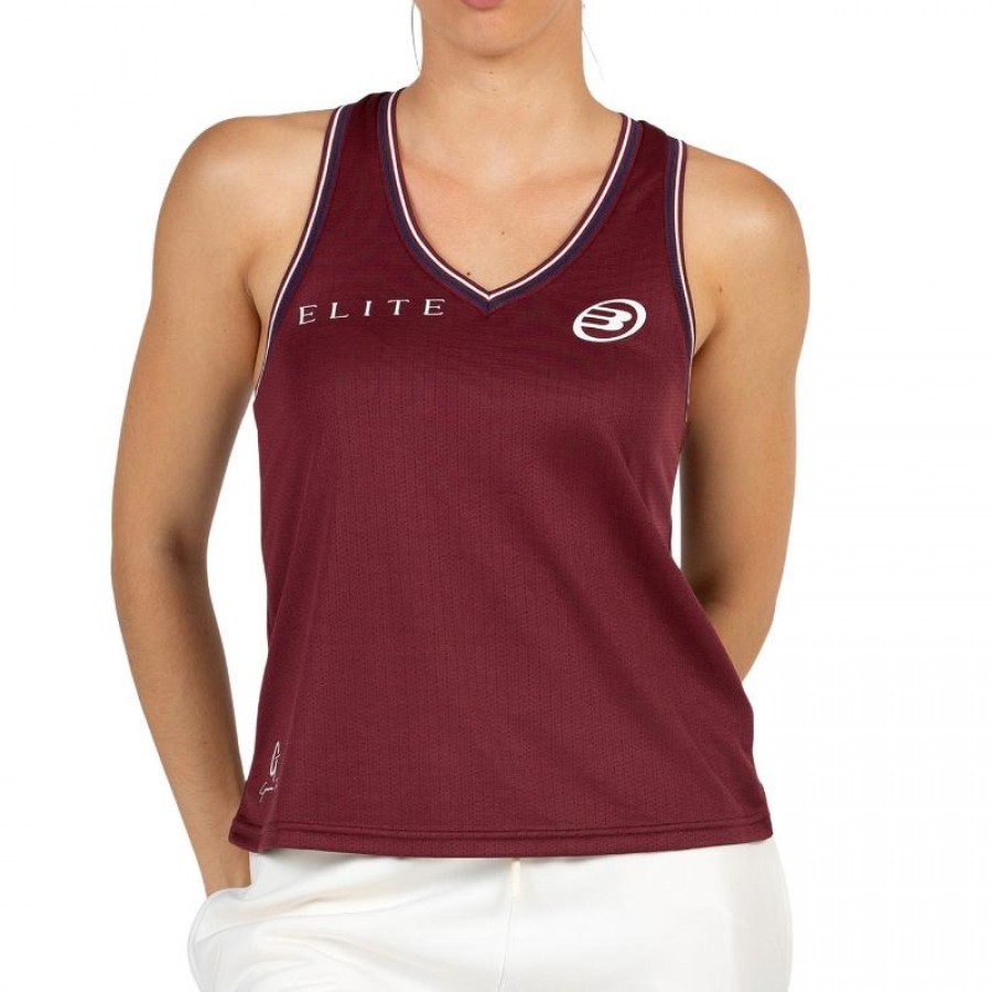 Bullpadel Gemma Triay 25I Maglietta Vino Borgogna