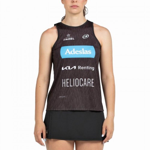 Camiseta Bullpadel Gemma Triay Premier Padel Abure Negro Camiseta Bullpadel Gemma Triay Premier Padel Abure Negro
