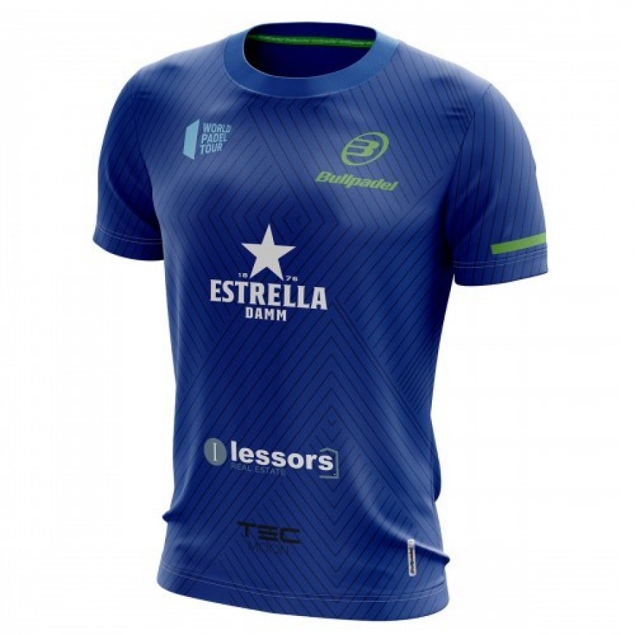 Bullpadel Maxi Sanchez WPT Tanos blu Royal Junior maglietta 2019 - Barata Oferta Outlet