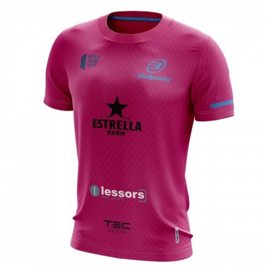 T-Shirt bullpadel Maxi Sanchez WPT Tanos fragola Junior 2019 - Barata Oferta Outlet