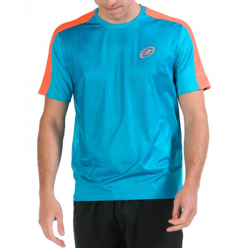 Camiseta Bullpadel Mitad Turquesa Camiseta Bullpadel Mitad Turquesa