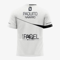 Bullpadel Paquito Navarro Linde T-shirt bianca 2022
