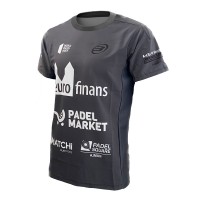 Camiseta Bullpadel Paquito Navarro WPT Odeon Negro Junior