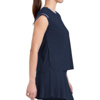 Maglietta blu navy Bullpadel Pinatar