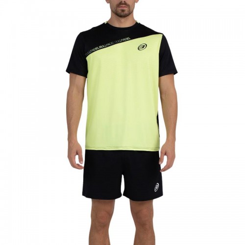 Camiseta Bullpadel Summit Amarillo Azufre Fluor Camiseta Bullpadel Summit Amarillo Azufre Fluor