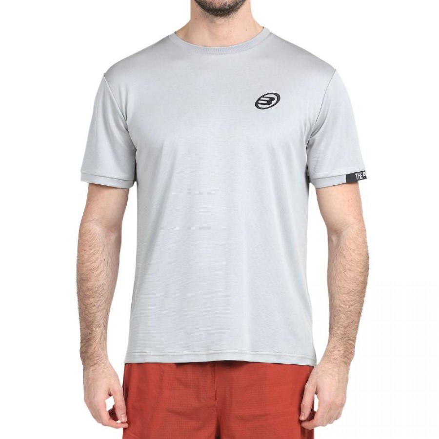 Camiseta Bullpadel Useme Gris Perla Bicolor  Oferta + Barato