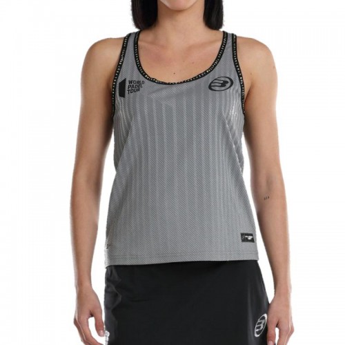 Camiseta Bullpadel WPT Lugar Gris Medio Vigore Camiseta Bullpadel WPT Lugar Gris Medio Vigore