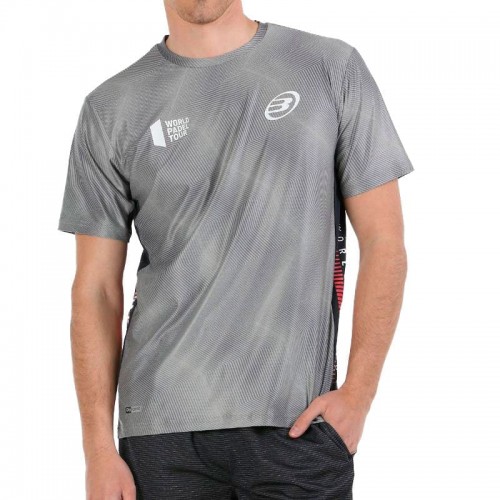 Camiseta Bullpadel WPT Rogor Gris Medio Vigore Camiseta Bullpadel WPT Rogor Gris Medio Vigore