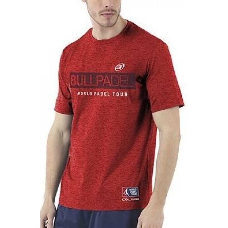 Bullpadel Zamani rosso t-shirt - Barata Oferta Outlet